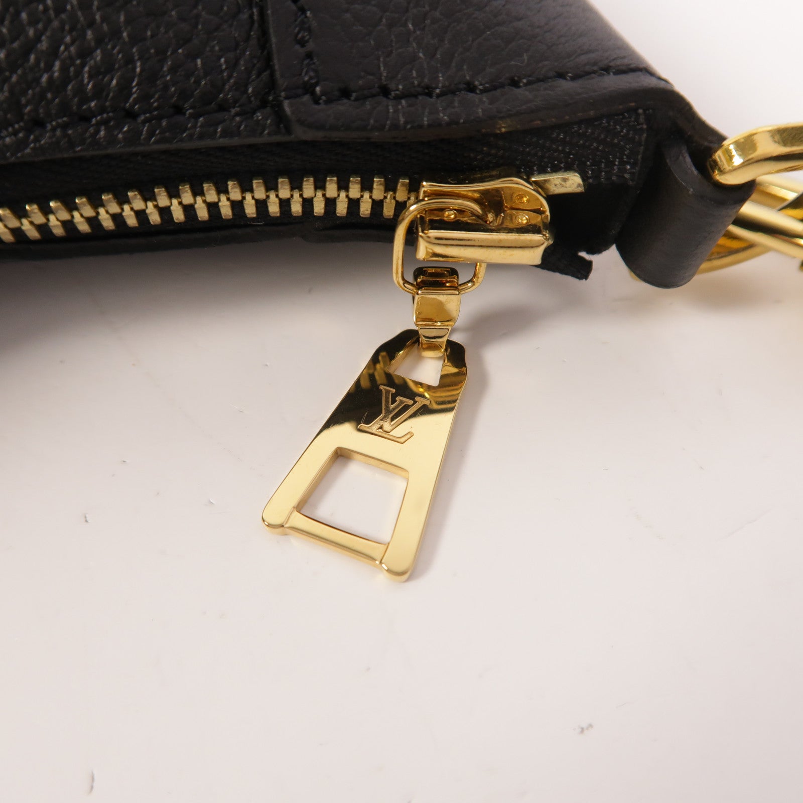 LOUIS VUITTON Monogram Empreinte Bagatelle金扣手挽肩背兩用袋