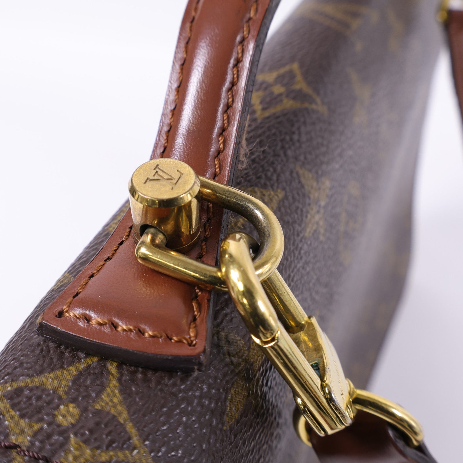 LOUIS VUITTON Monogram Monceau 28金扣手挽肩背兩用袋