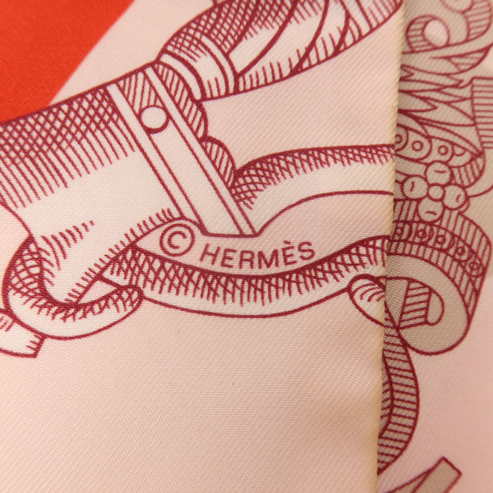 HERMES 絲質Maxi Twilly絲巾