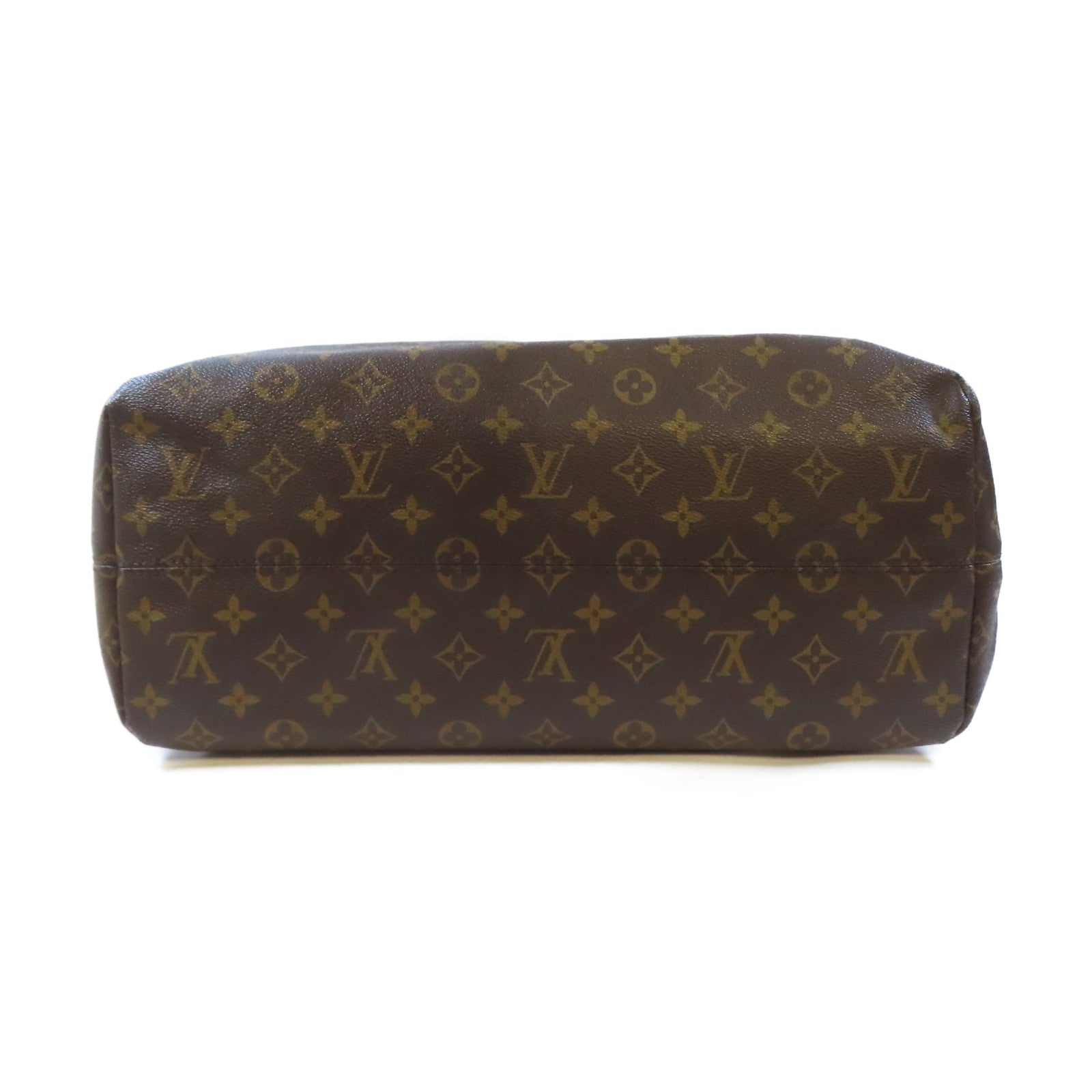 LOUIS VUITTON Monogram Raspail MM金扣肩背袋/手挽袋啡色