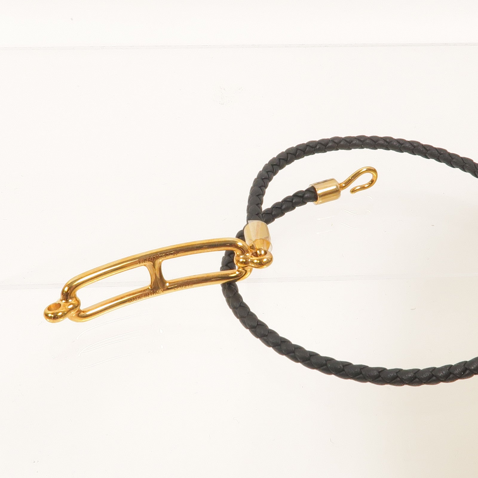 HERMES Swift皮革Roulis Double Tour Bracelet手鏈