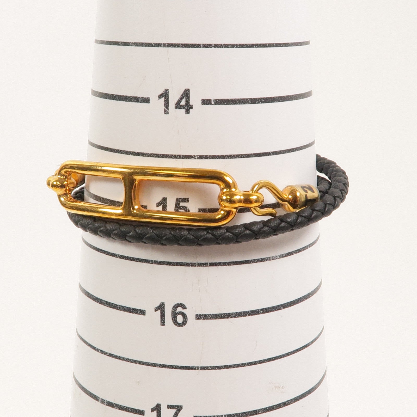 HERMES Swift皮革Roulis Double Tour Bracelet手鏈