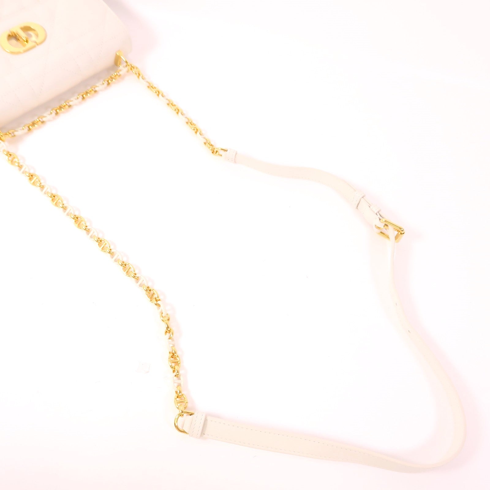 Dior 羊皮皮革Miss Caro金扣肩背袋