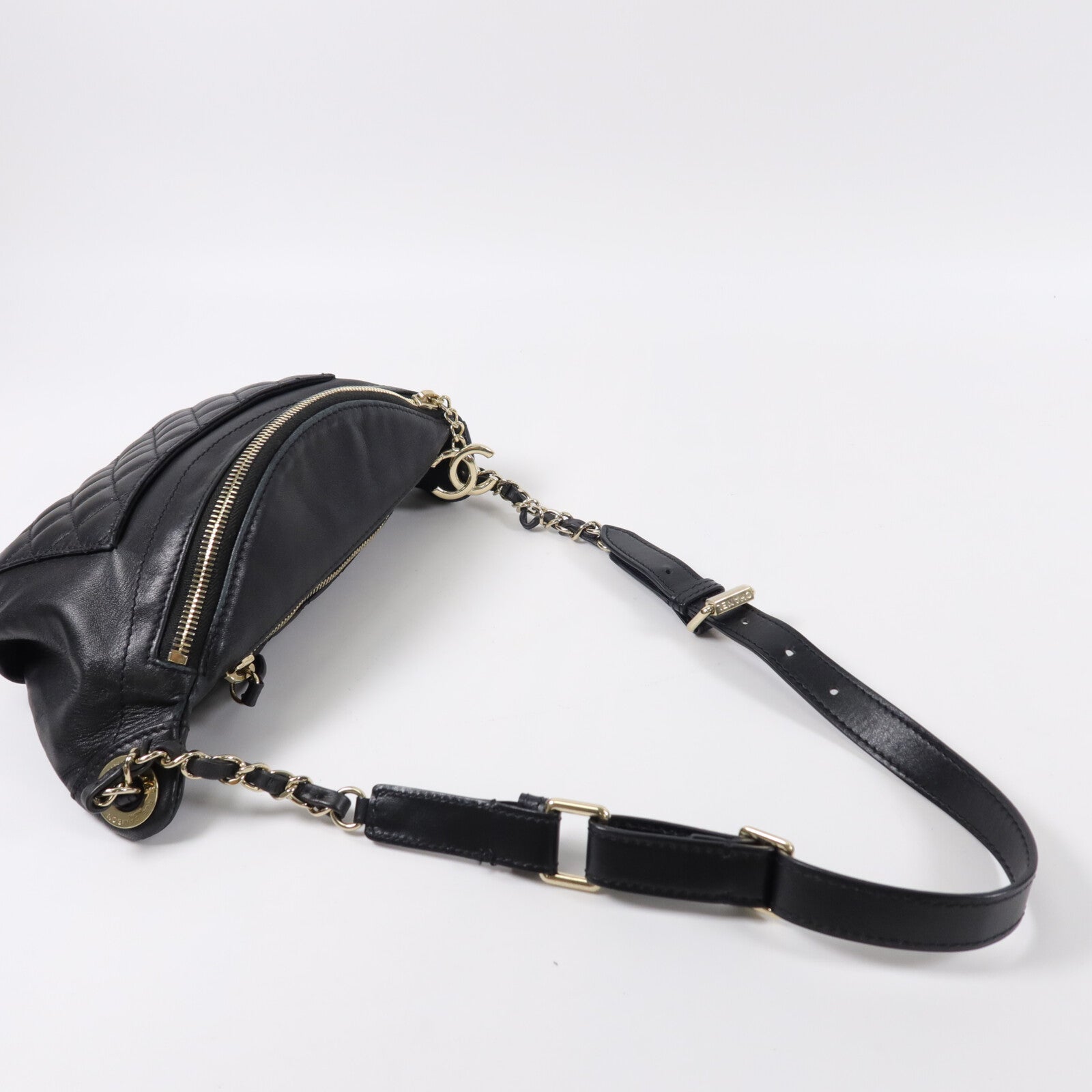 CHANEL 羊皮皮革Waist Bag腰包