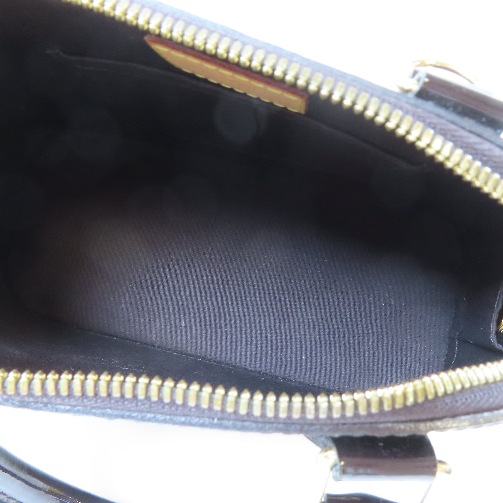 LOUIS VUITTON Vernis Alma金扣手挽肩背兩用袋深紅色