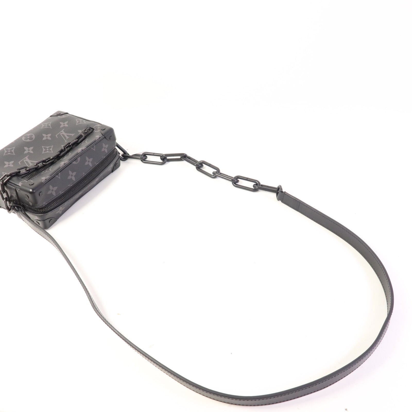 LOUIS VUITTON Monogram Eclipse Mini Soft Trunk肩背袋