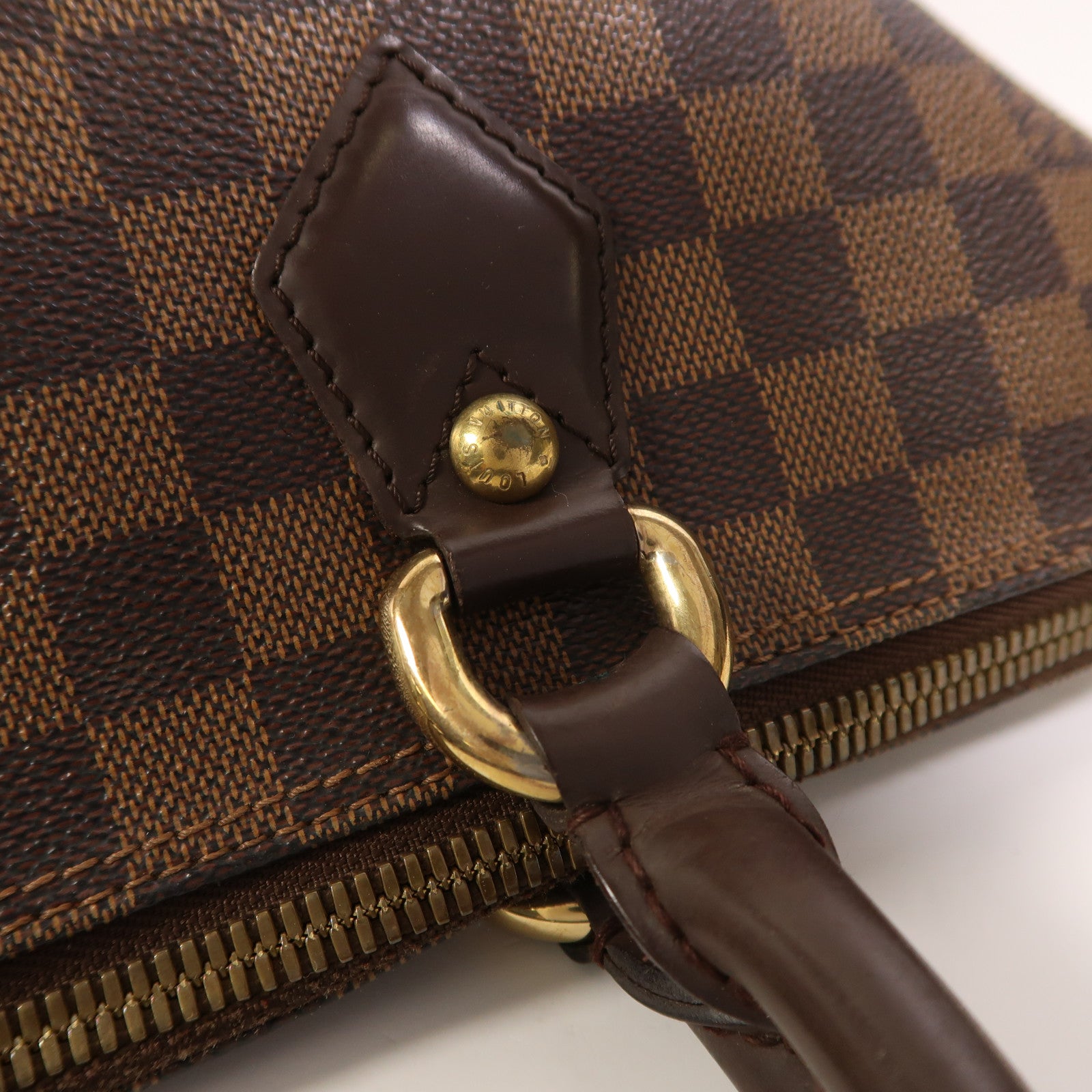 LOUIS VUITTON 【激減優惠】Damier Saleya MM金扣手挽袋