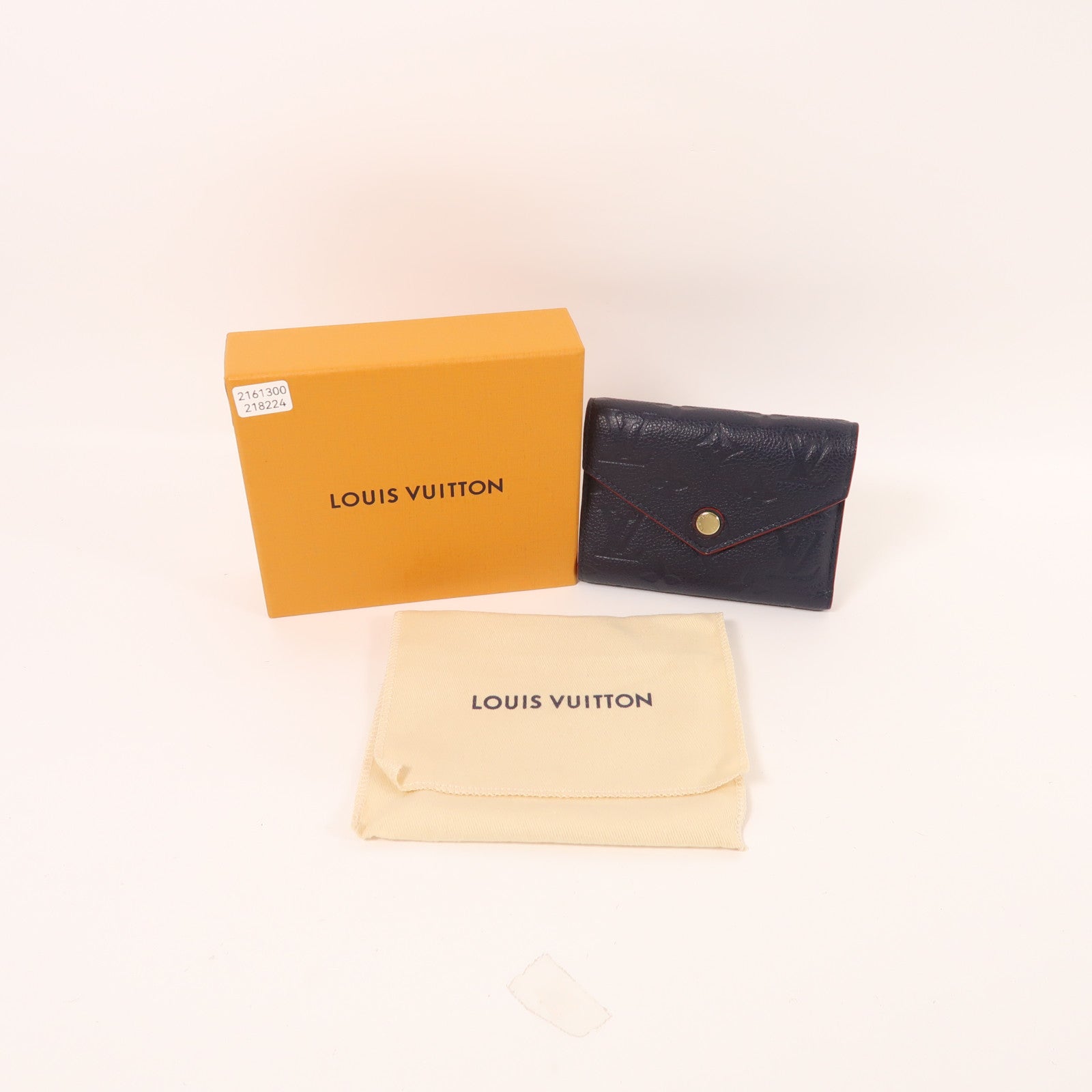 LOUIS VUITTON Monogram Empreinte Victorine金扣錢包