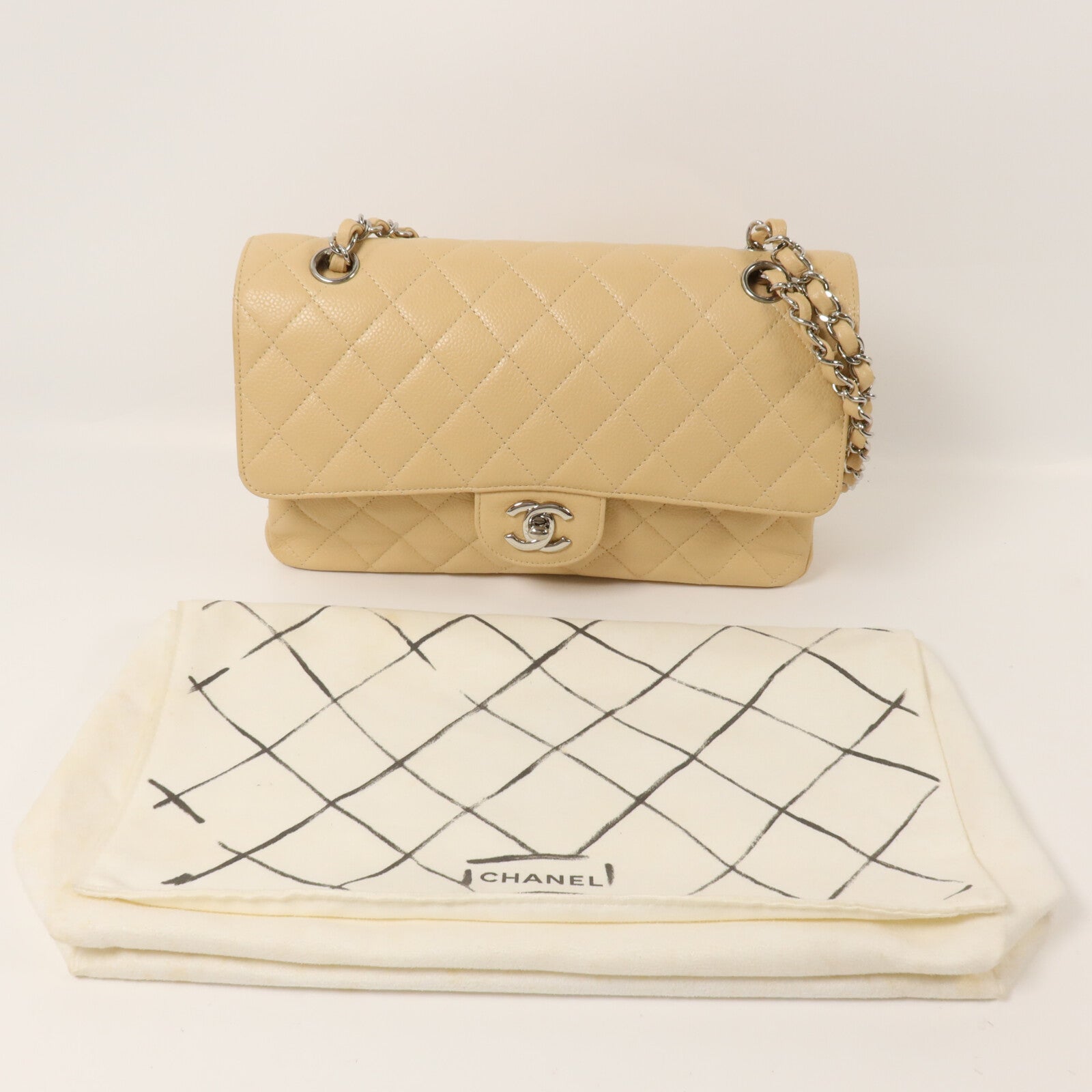 CHANEL 牛皮皮革Classic 25鏈帶肩背袋