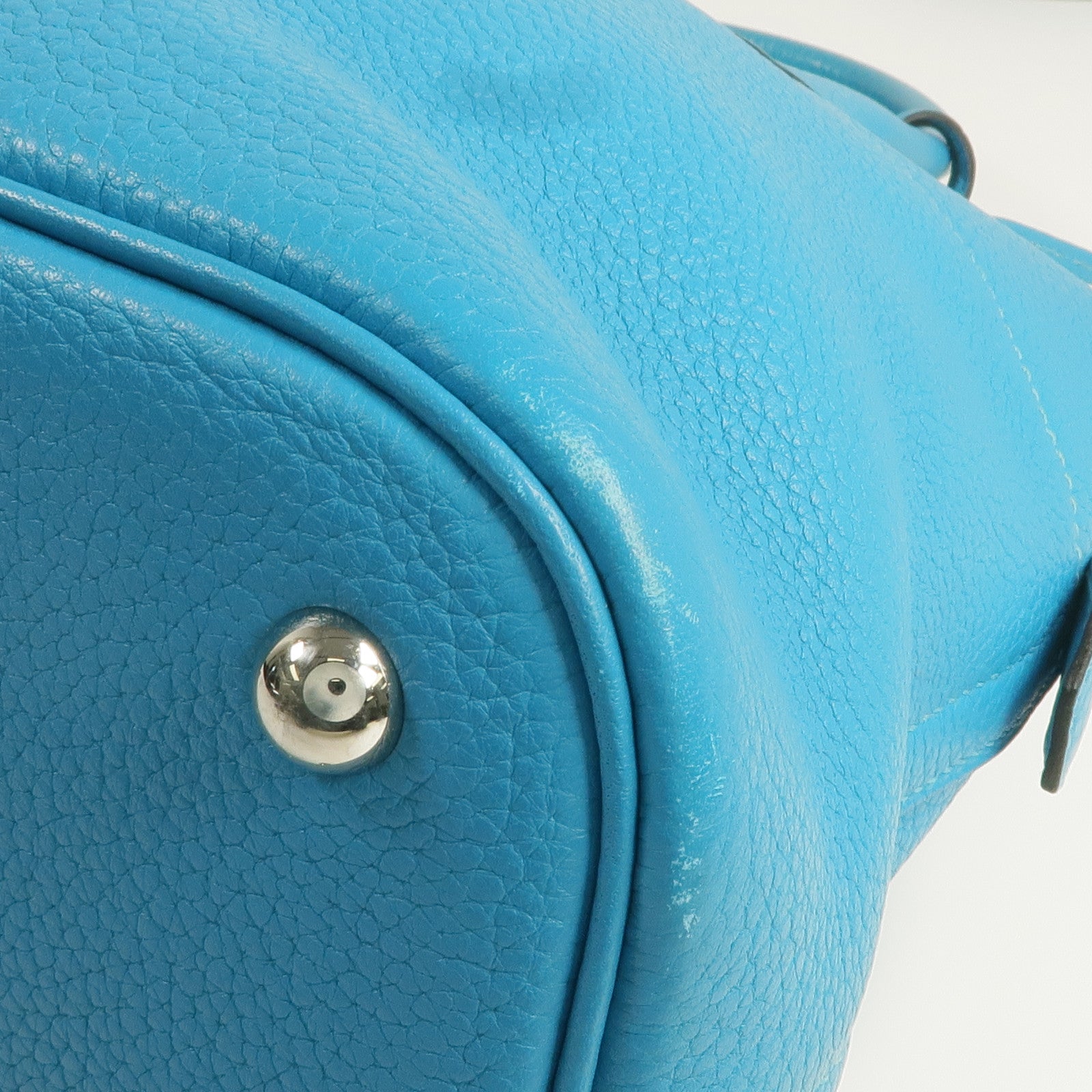 HERMES Clemence皮革Bolide 31銀扣手挽袋