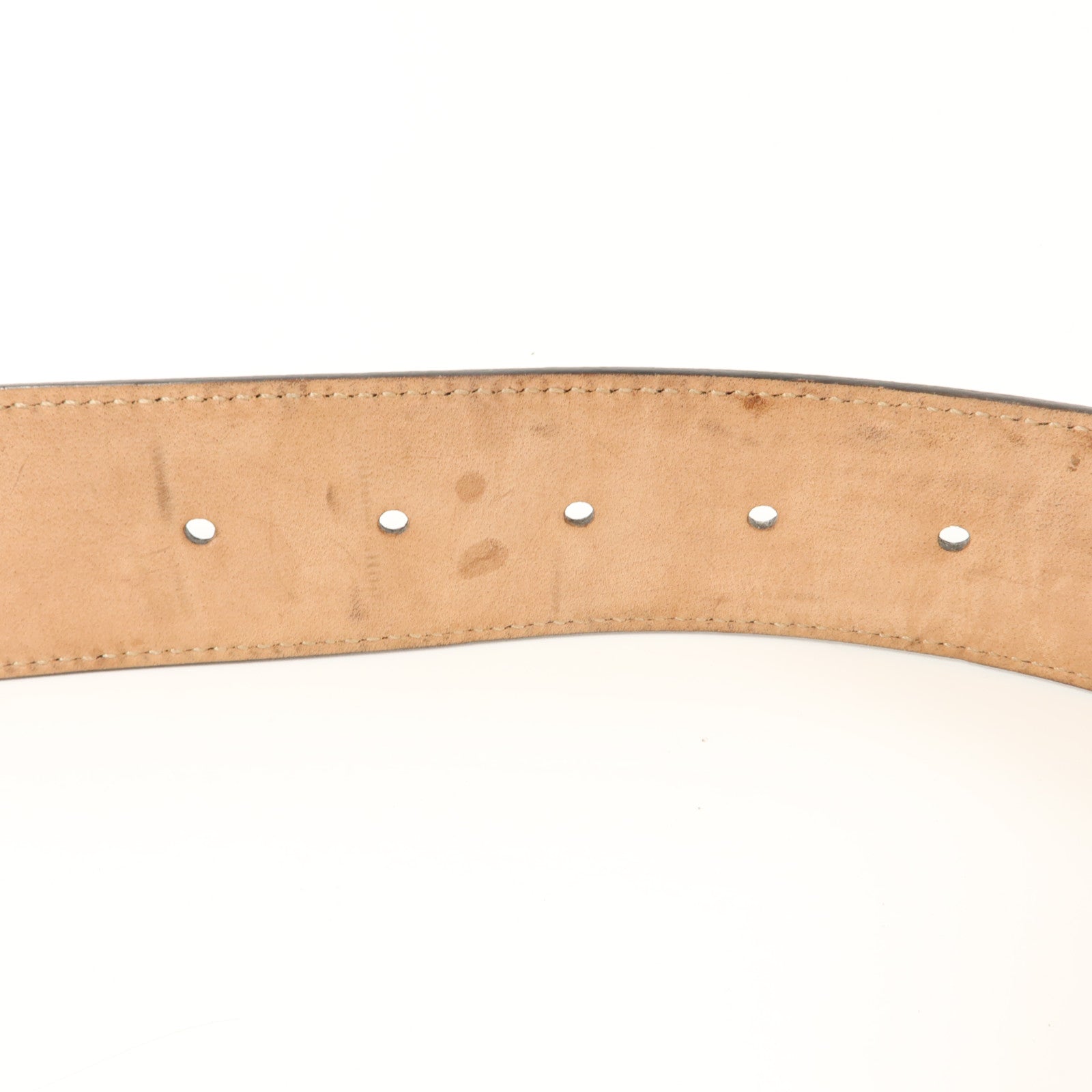 GUCCI 塗層帆布Interlocking G Belt 80x32皮帶