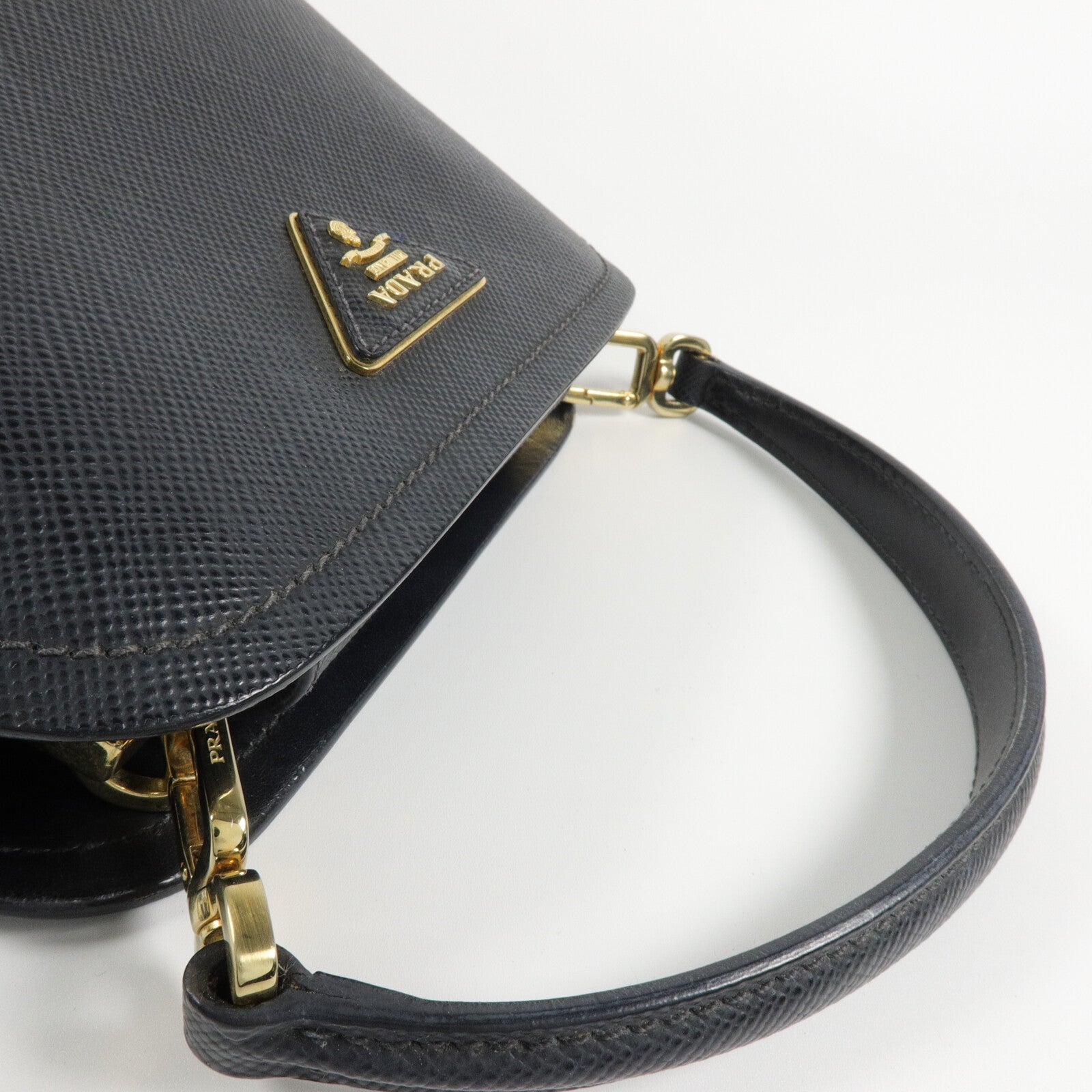PRADA Saffiano皮革Matinee手挽肩背兩用袋