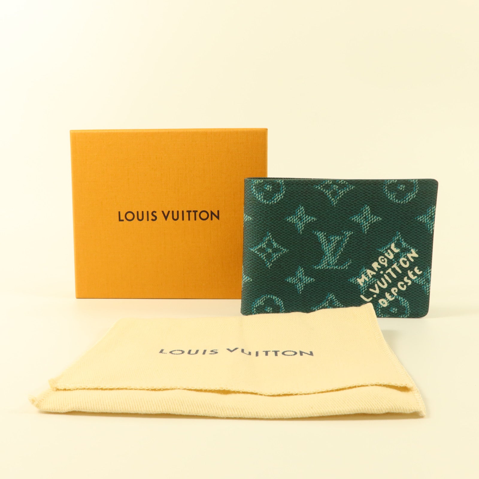 LOUIS VUITTON Monogram Heritage Multiple Wallet錢包