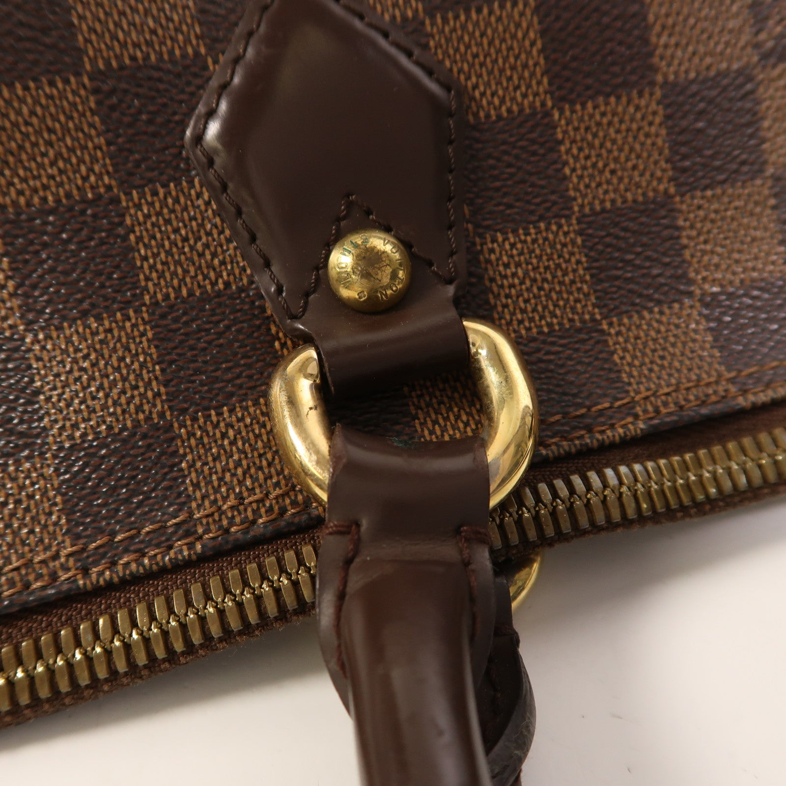 LOUIS VUITTON 【激減優惠】Damier Saleya MM金扣手挽袋