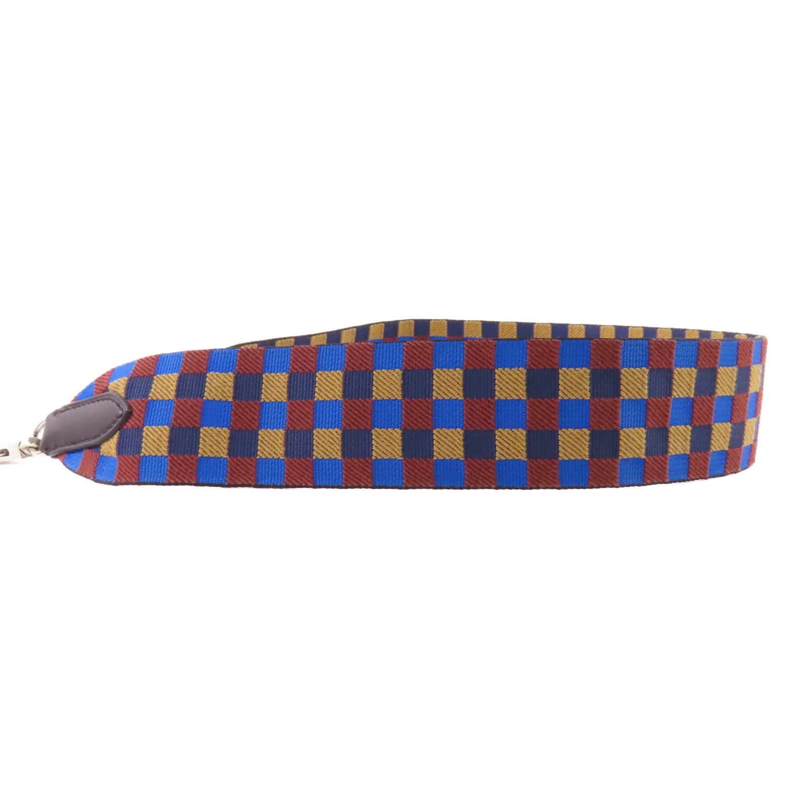 HERMES 帆布Shoulder Strap銀扣肩帶