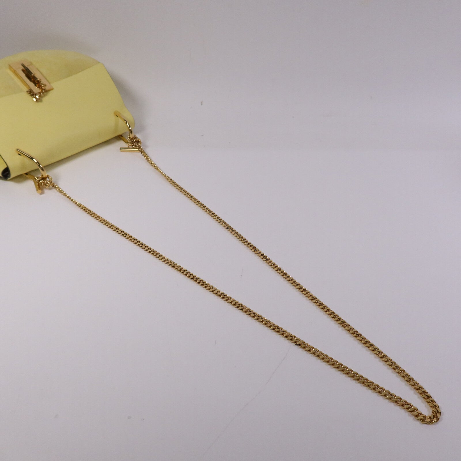 Chloe 麂皮/羊皮皮革Drew金扣鏈帶肩背袋