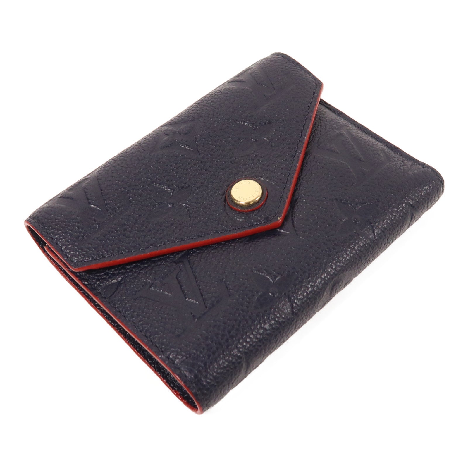 LOUIS VUITTON Monogram Empreinte Victorine金扣錢包