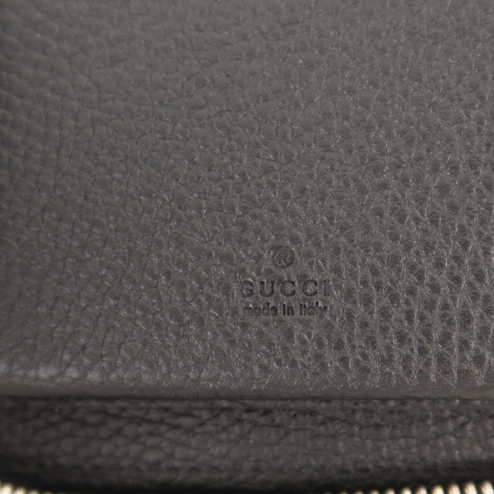GUCCI 【激減優惠】牛皮皮革GG Travel Document Case銀扣手挽袋