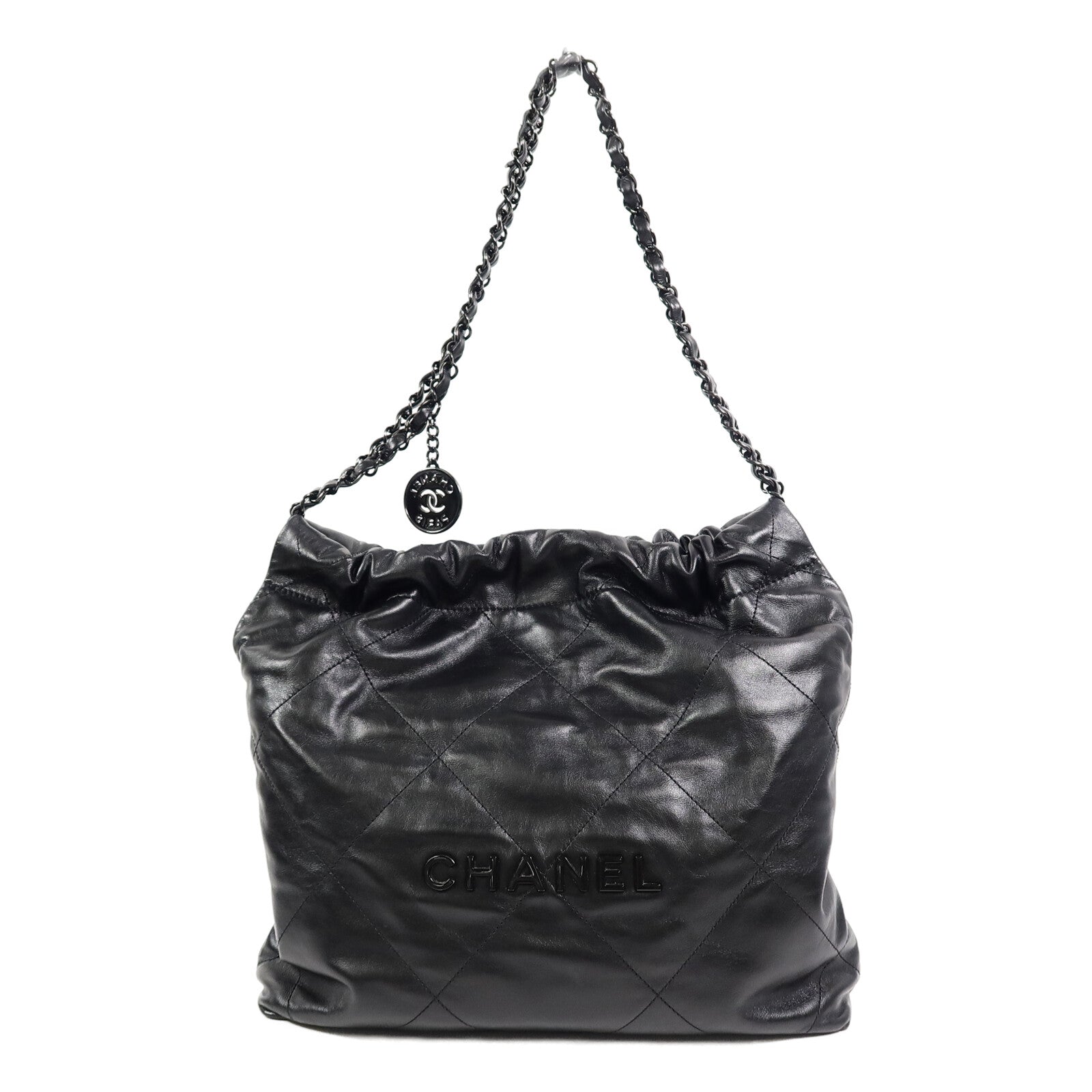 CHANEL 牛皮皮革Chanel 22 Small鏈帶肩背袋