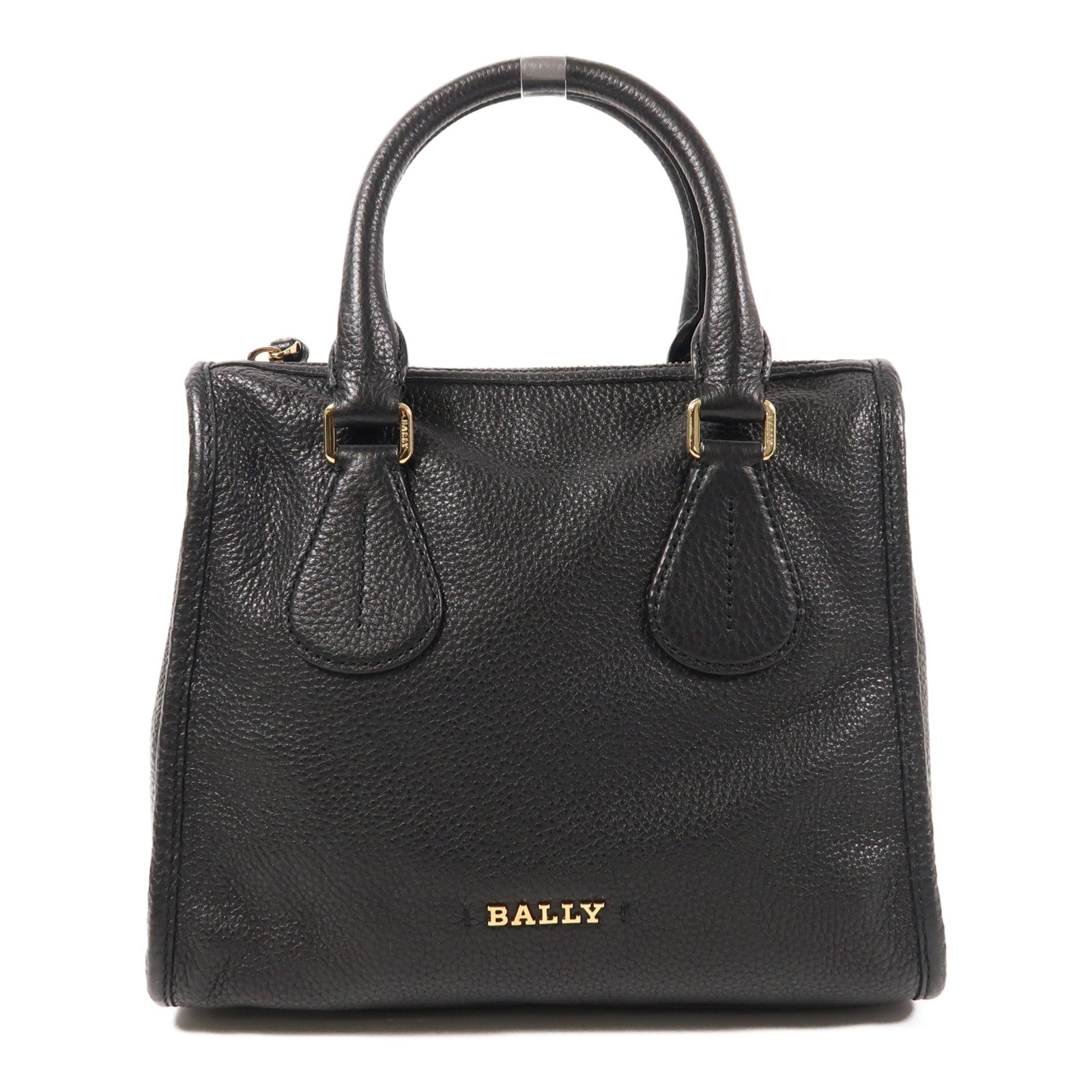 BALLY 牛皮皮革Hand Bag金扣手挽袋