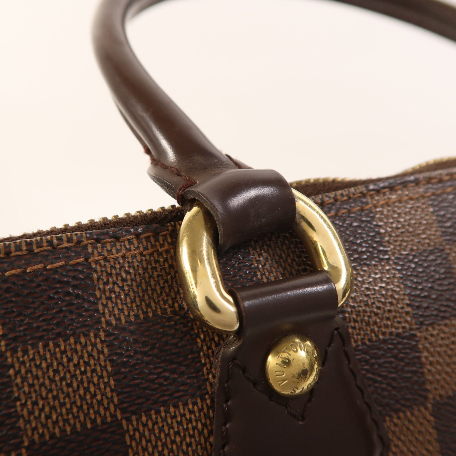 LOUIS VUITTON 【激減優惠】Damier Saleya MM金扣手挽袋