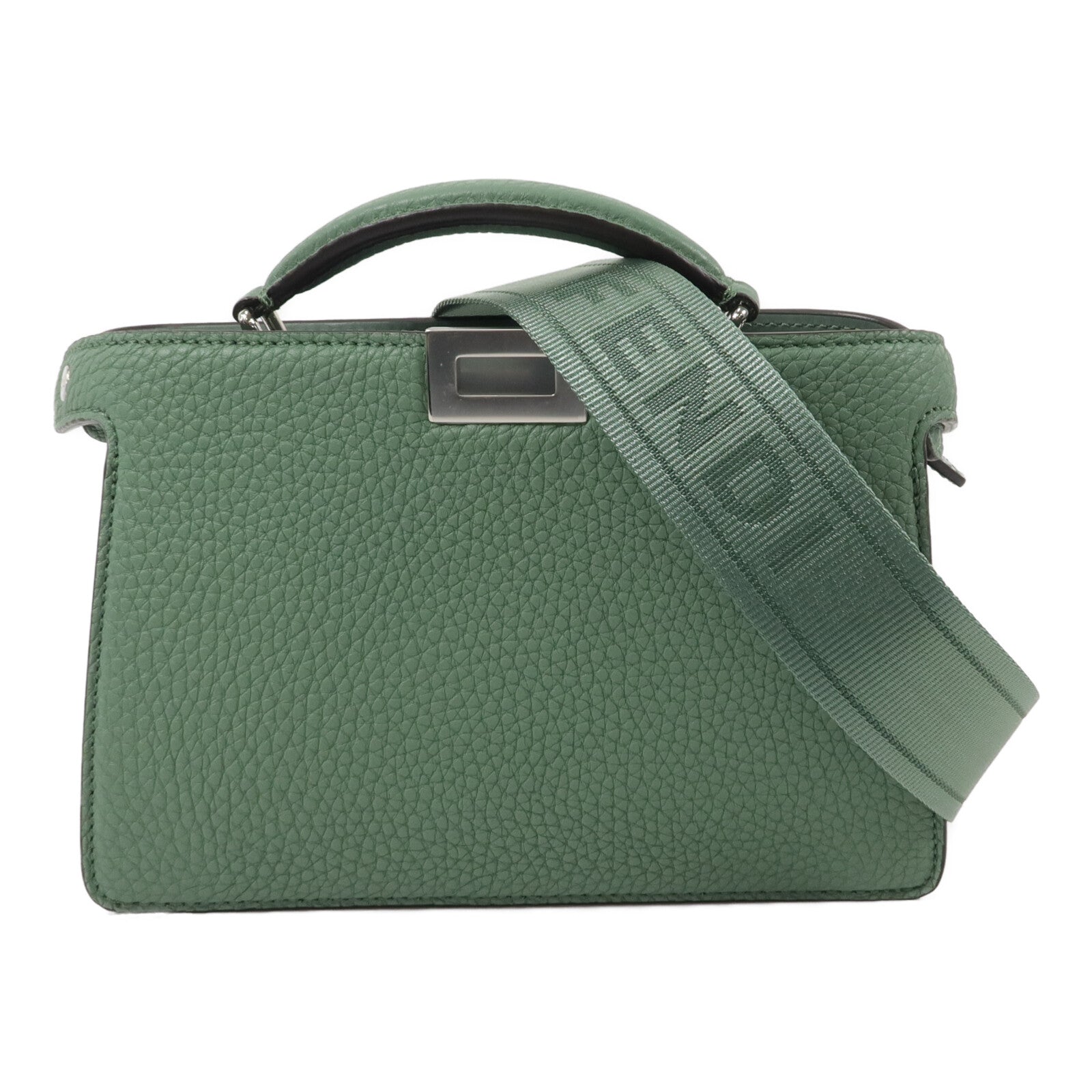 FENDI 牛皮皮革Peekaboo ISeeU X-Cross Small手挽肩背兩用袋
