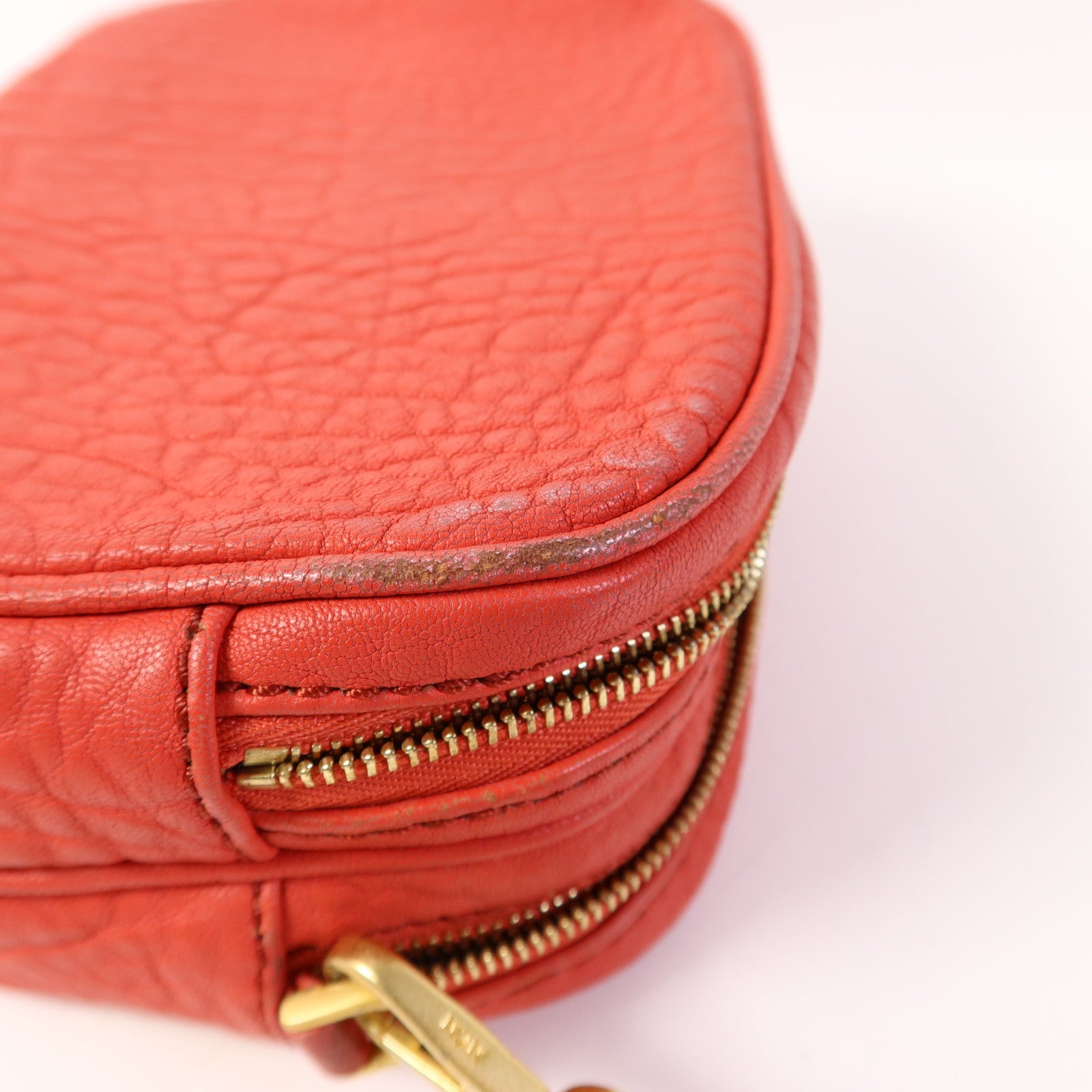 MCM 塗層帆布Shoulder Bag金扣肩背袋