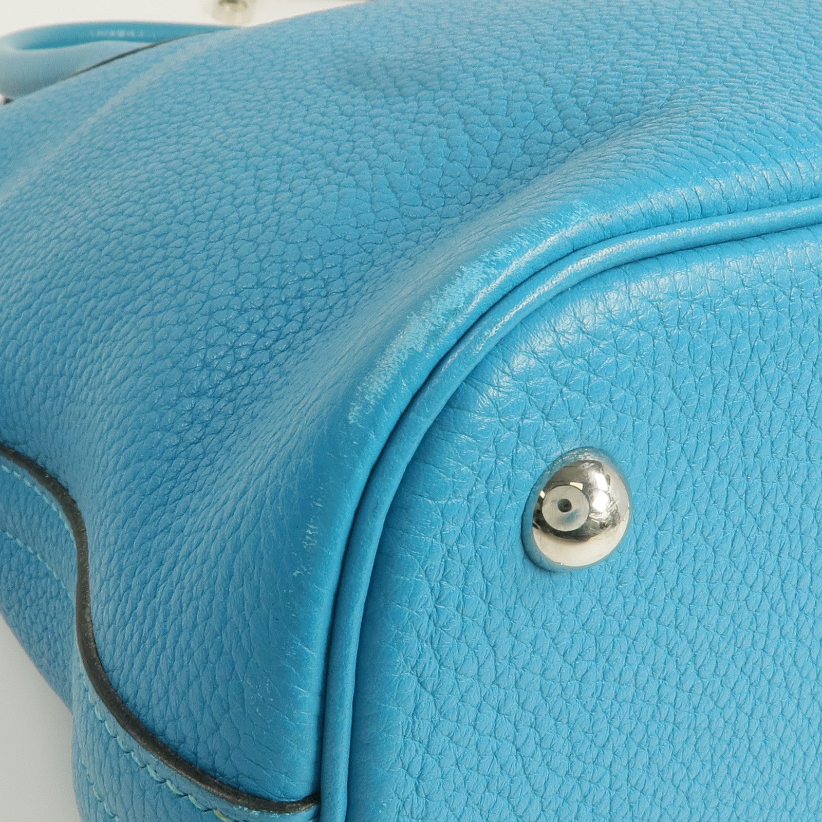 HERMES Clemence皮革Bolide 31銀扣手挽袋