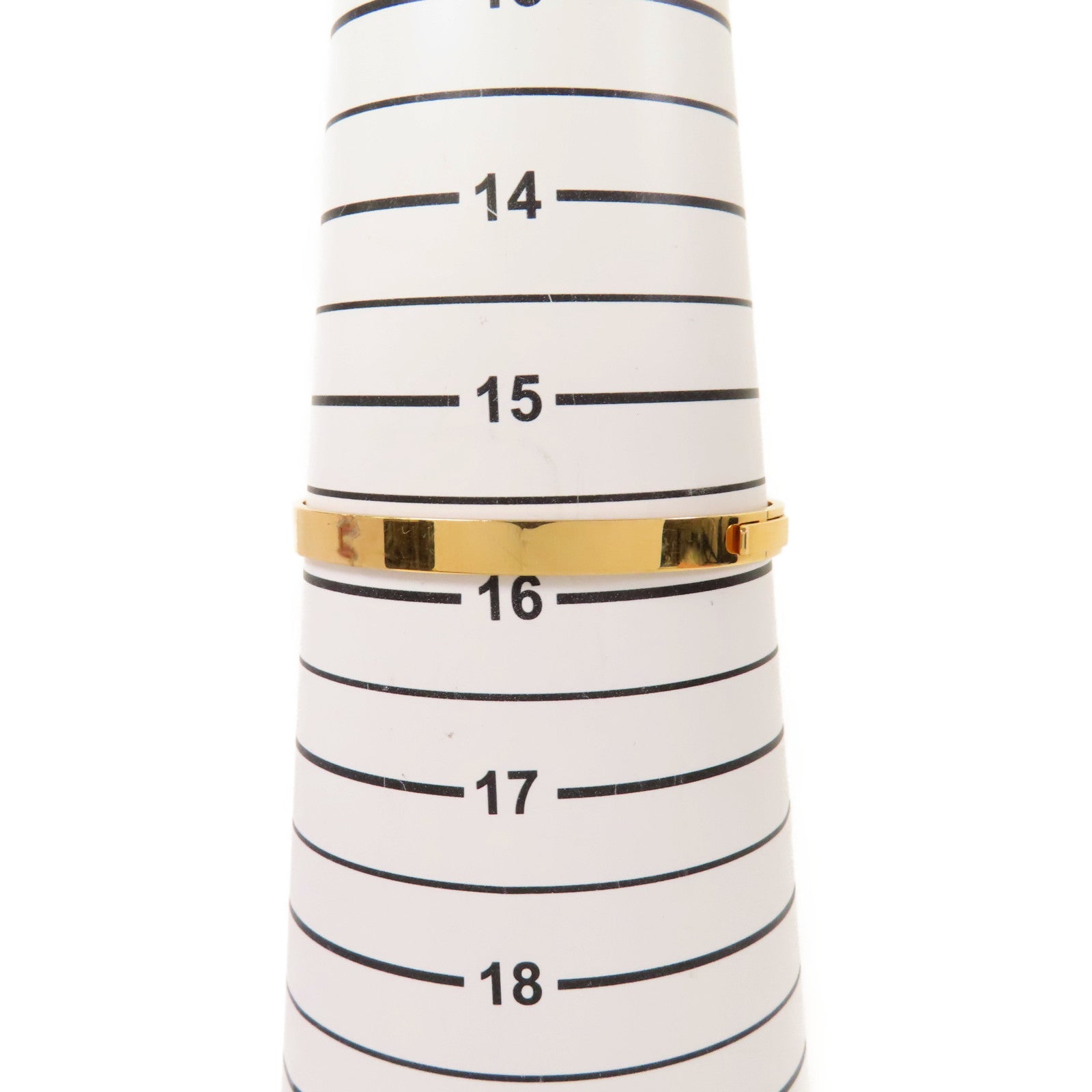HERMES 【激減優惠】18K黃金H D Ancre Bracelet手鐲金色