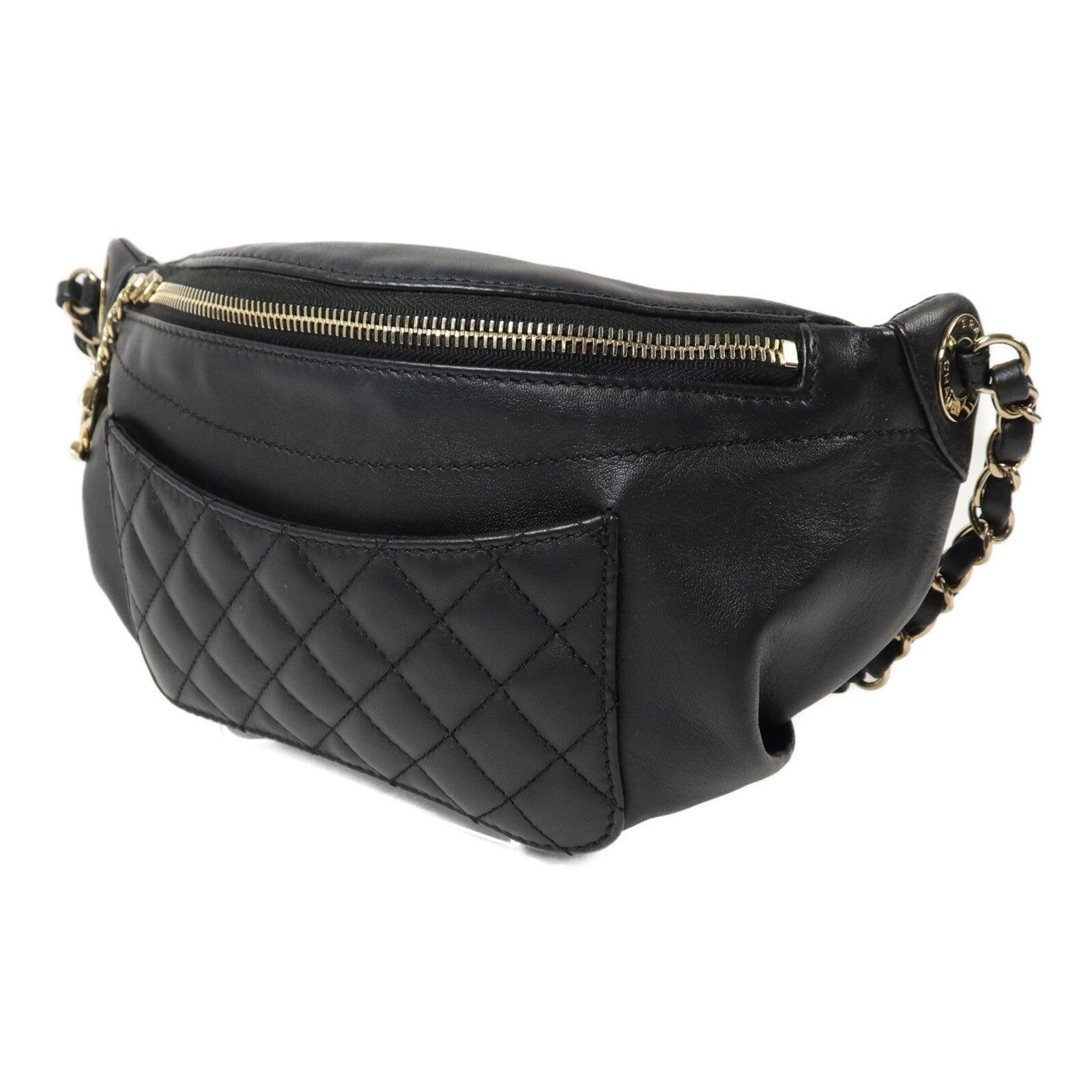 CHANEL 羊皮皮革Waist Bag腰包