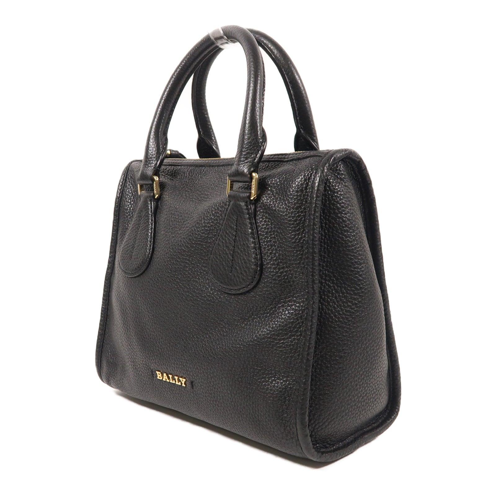 BALLY 牛皮皮革Hand Bag金扣手挽袋