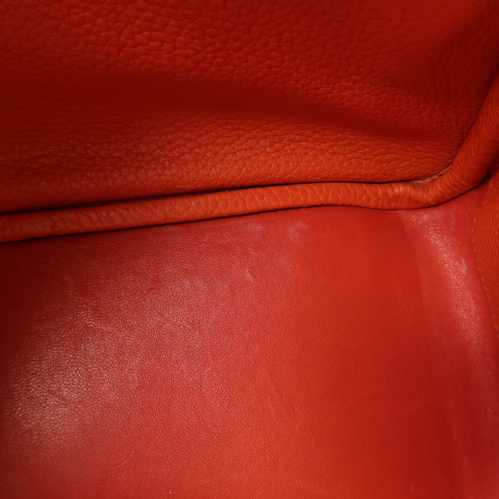 HERMES Clemence皮革Lindy 26手挽肩背兩用袋Orange Poppy