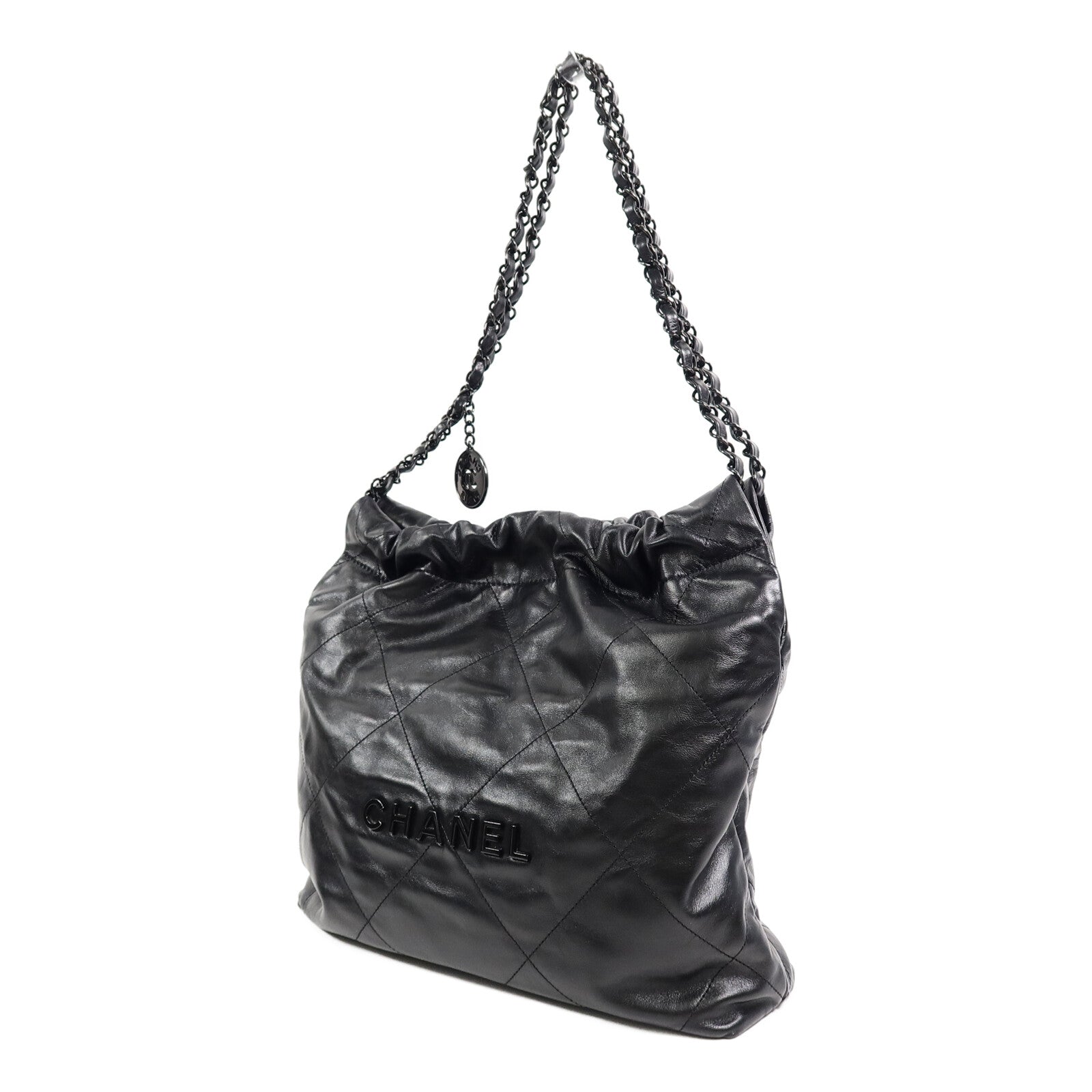CHANEL 牛皮皮革Chanel 22 Small鏈帶肩背袋