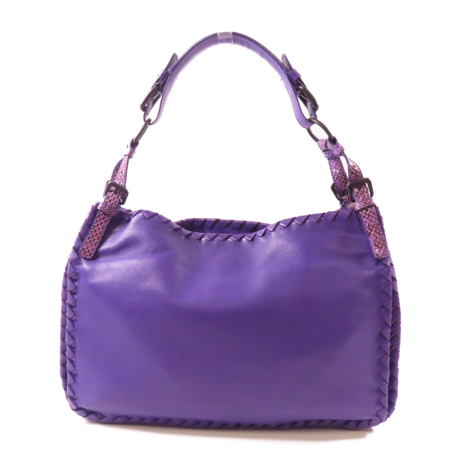 BOTTEGA VENETA 羊皮皮革/蛇皮皮革Shoulder Bag肩背袋
