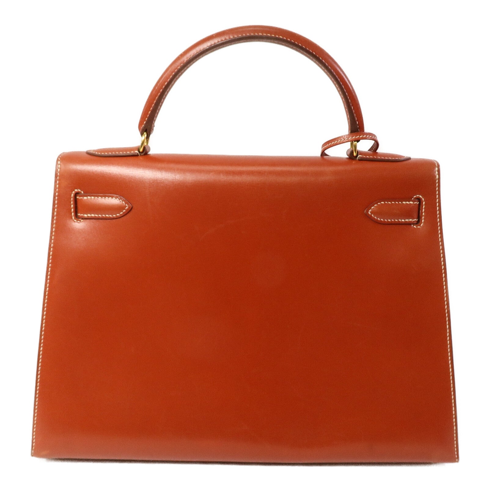 HERMES Box皮革Kelly 32手挽袋