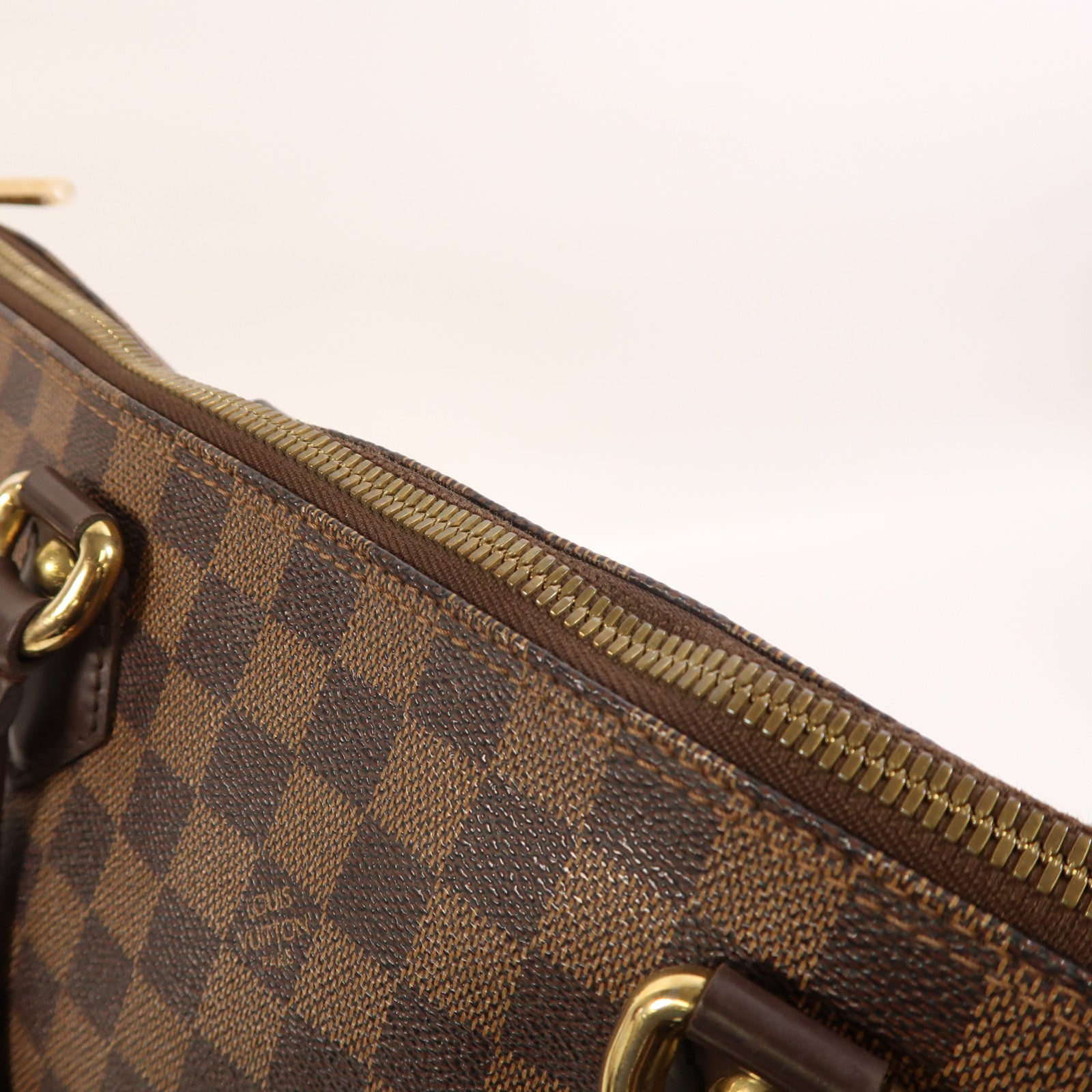 LOUIS VUITTON 【激減優惠】Damier Saleya MM金扣手挽袋