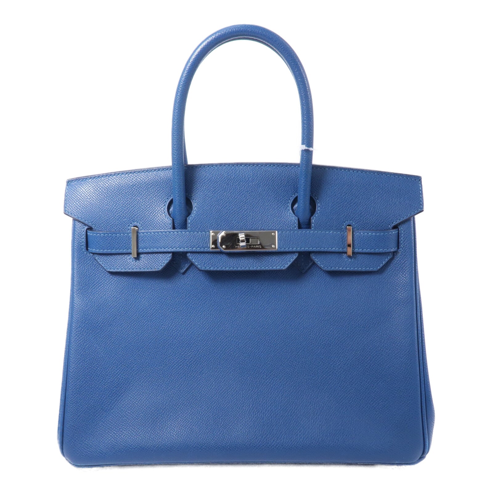 HERMES Epsom皮革Birkin 30手挽袋Cobalt