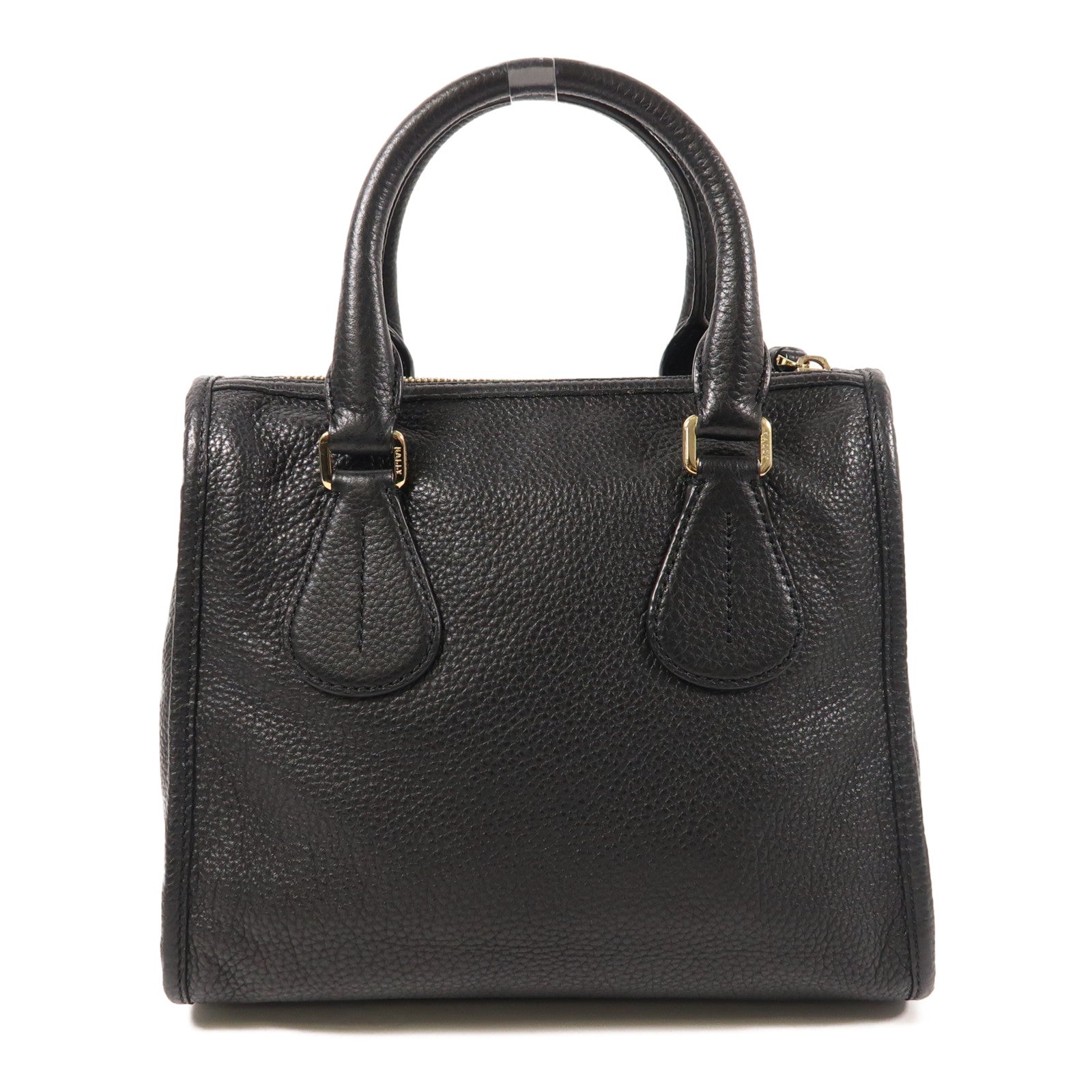 BALLY 牛皮皮革Hand Bag金扣手挽袋