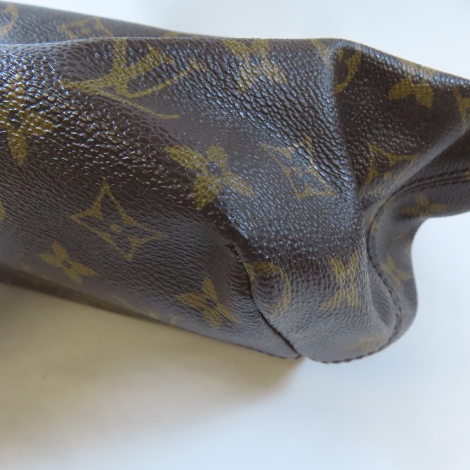 LOUIS VUITTON Monogram Raspail MM金扣肩背袋/手挽袋啡色