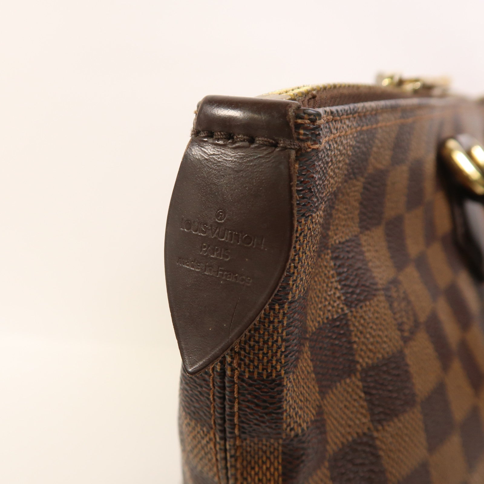 LOUIS VUITTON 【激減優惠】Damier Saleya MM金扣手挽袋