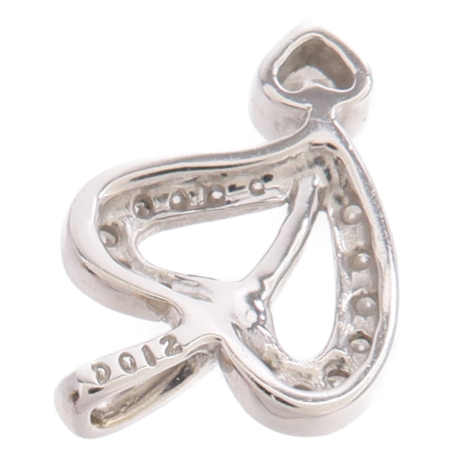 JEWELRY 18K白金Diamond Pendant Top鑽石吊墜