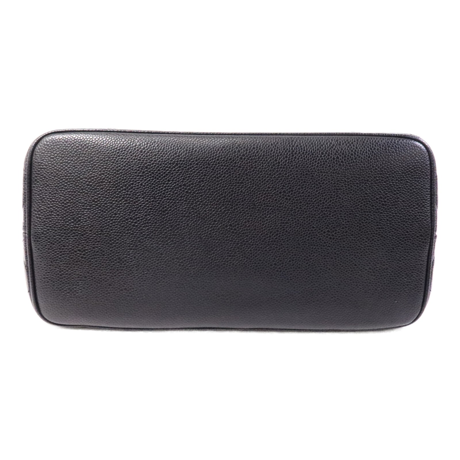 CHANEL 牛皮皮革Shoulder Bag銀扣肩背袋