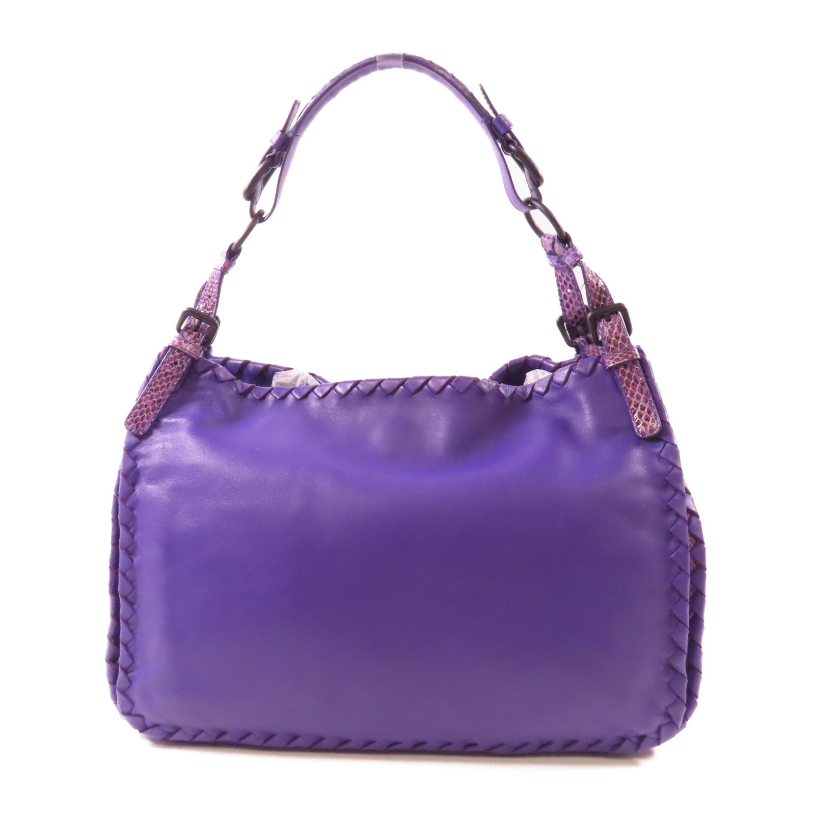 BOTTEGA VENETA 羊皮皮革/蛇皮皮革Shoulder Bag肩背袋