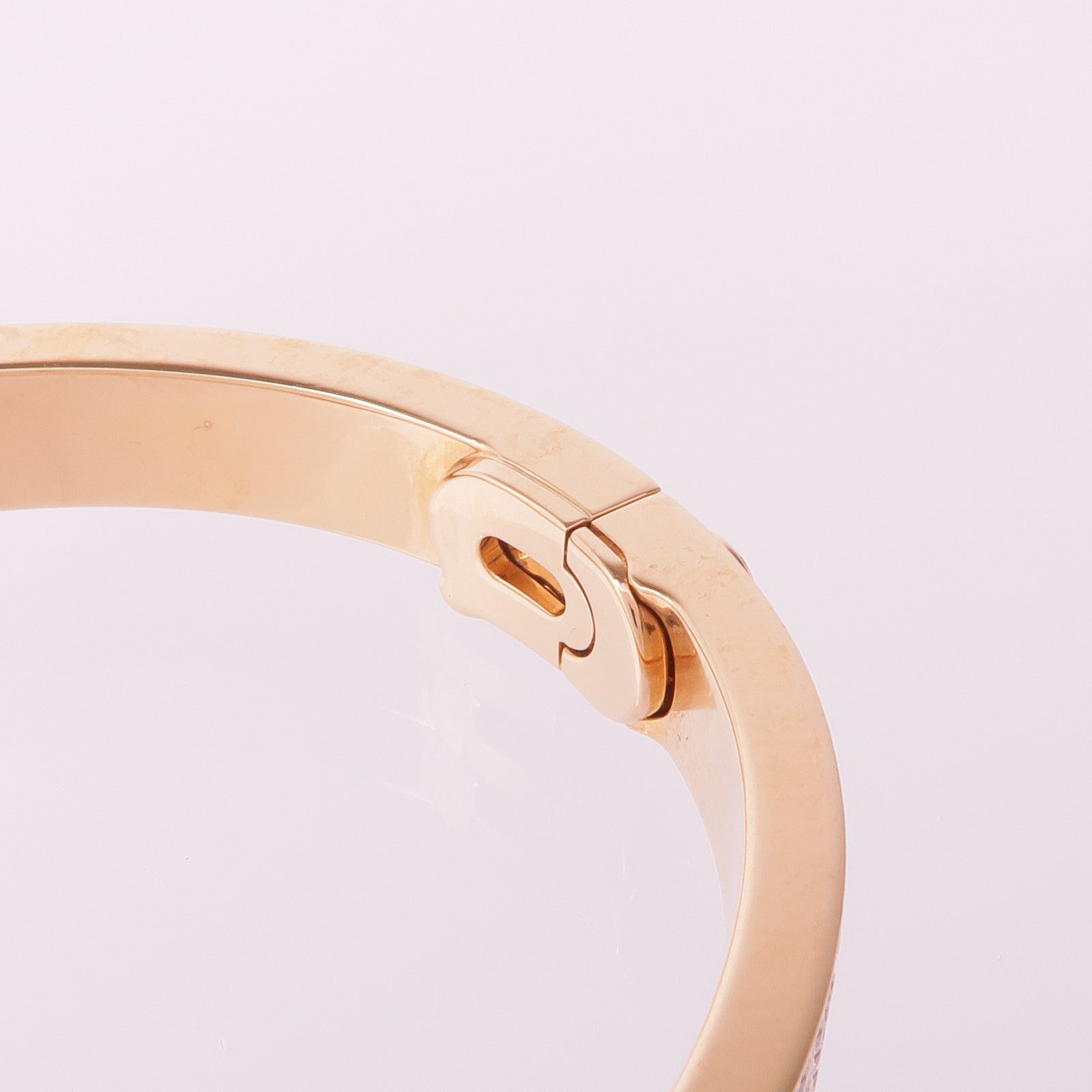CARTIER 18K玫瑰金Love Bracelet Full Diamonds鑽石手鐲Cartier#16