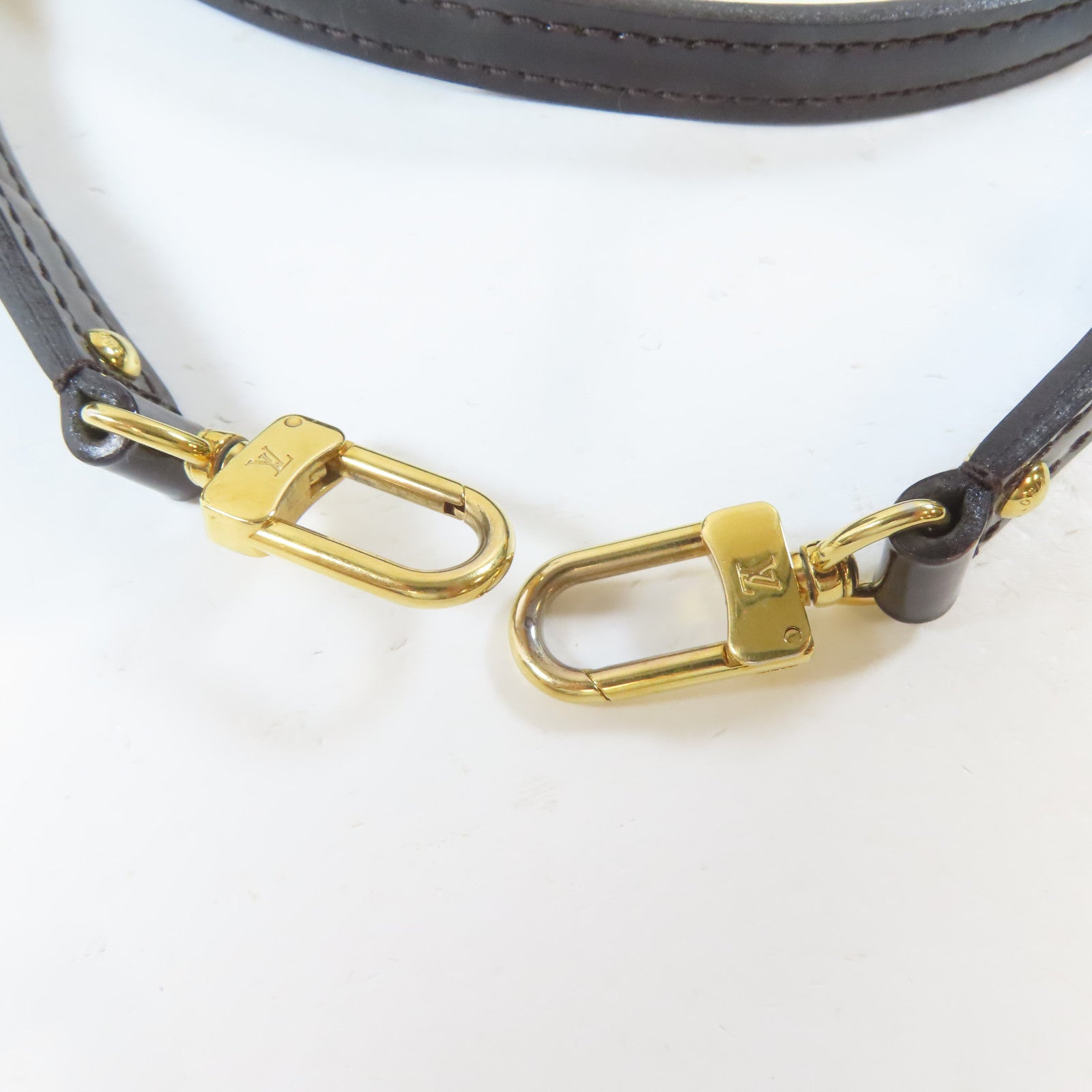 LOUIS VUITTON Vernis Alma金扣手挽肩背兩用袋深紅色