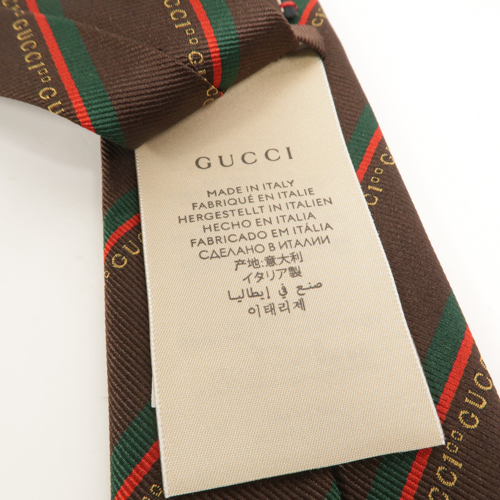 GUCCI 絲質Necktie領帶