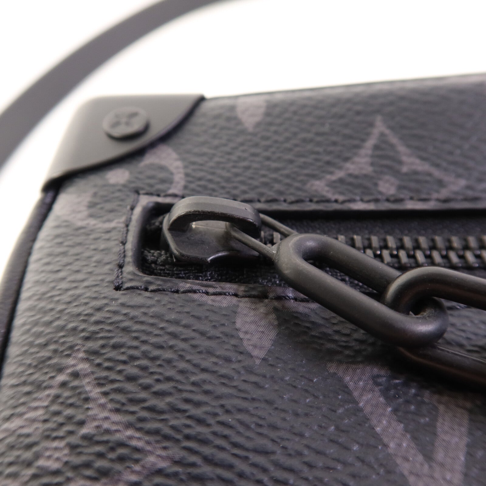 LOUIS VUITTON Monogram Eclipse Mini Soft Trunk肩背袋