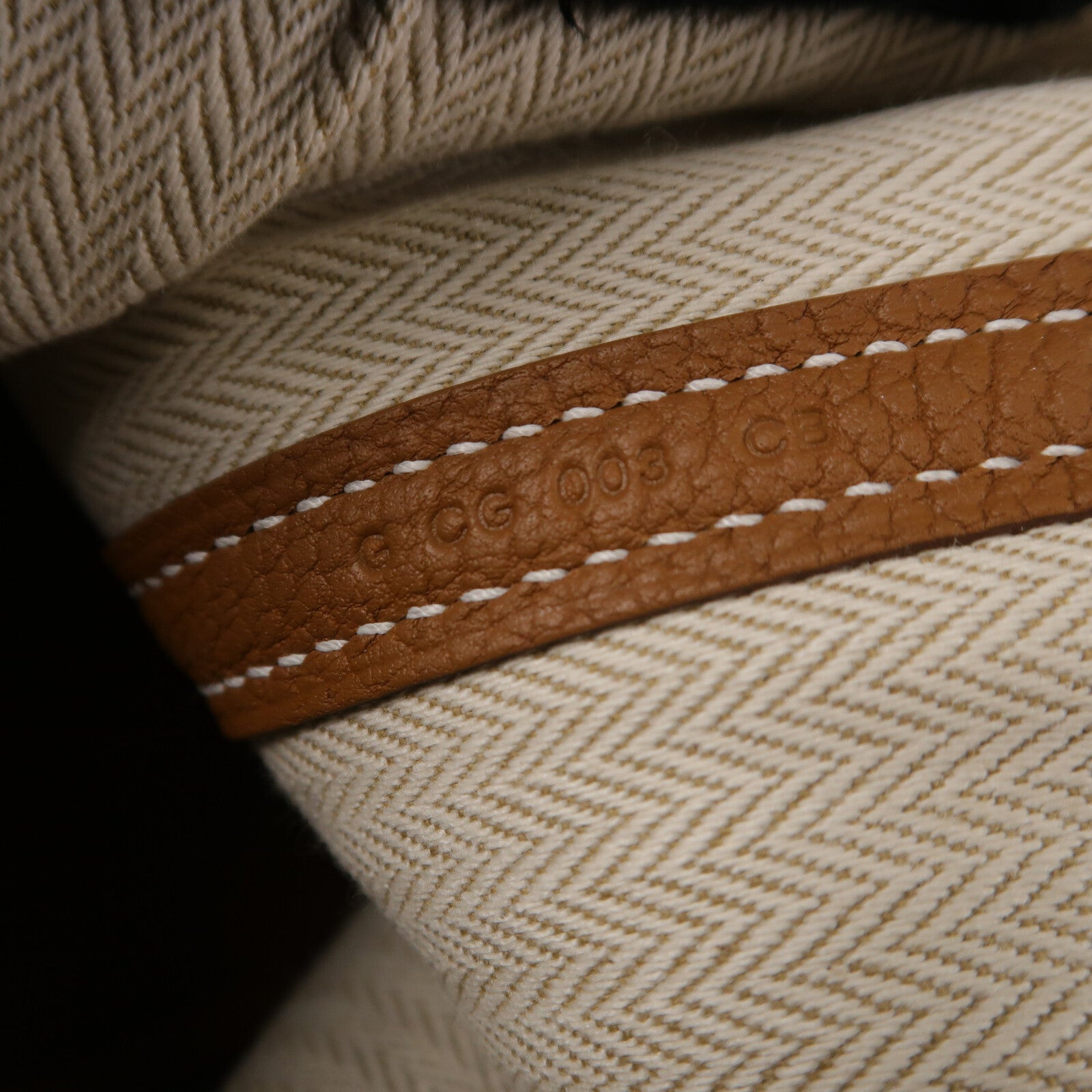 HERMES Negonda皮革Garden Party TPM手挽袋Gold