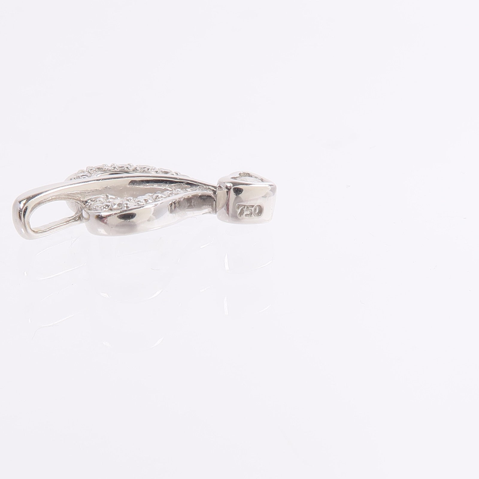 JEWELRY 18K白金Diamond Pendant Top鑽石吊墜