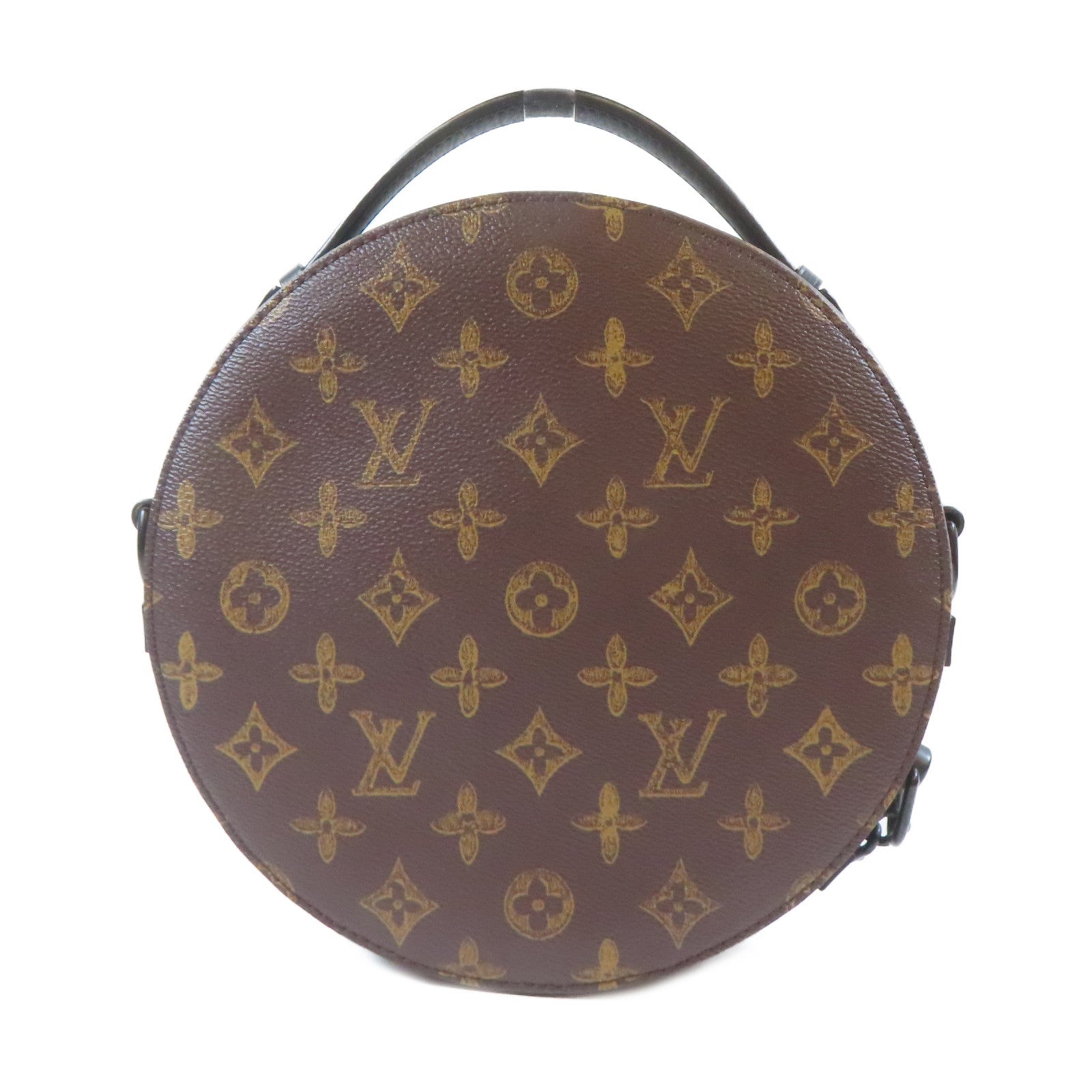 LOUIS VUITTON 【激減優惠】Monogram Wheel Box黑扣手挽肩背兩用袋啡色